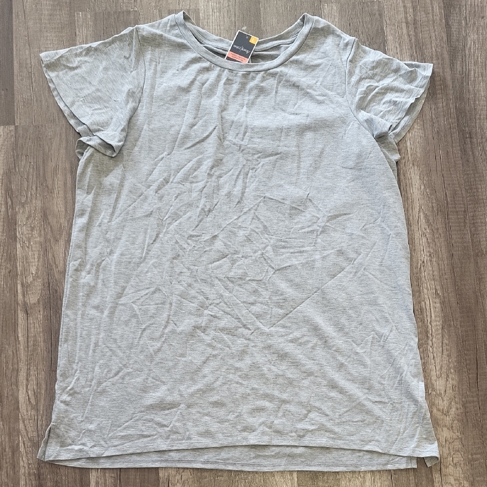 west loop Light Gray Short Sleeve Tee